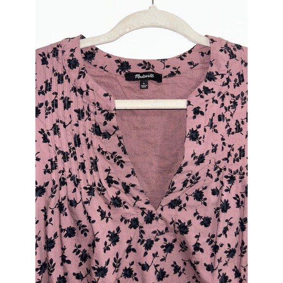 Madewell Women’s Tillie Puff Sleeve A-Line Mini Dress size S Boho Whimsygoth - Picture 4 of 13